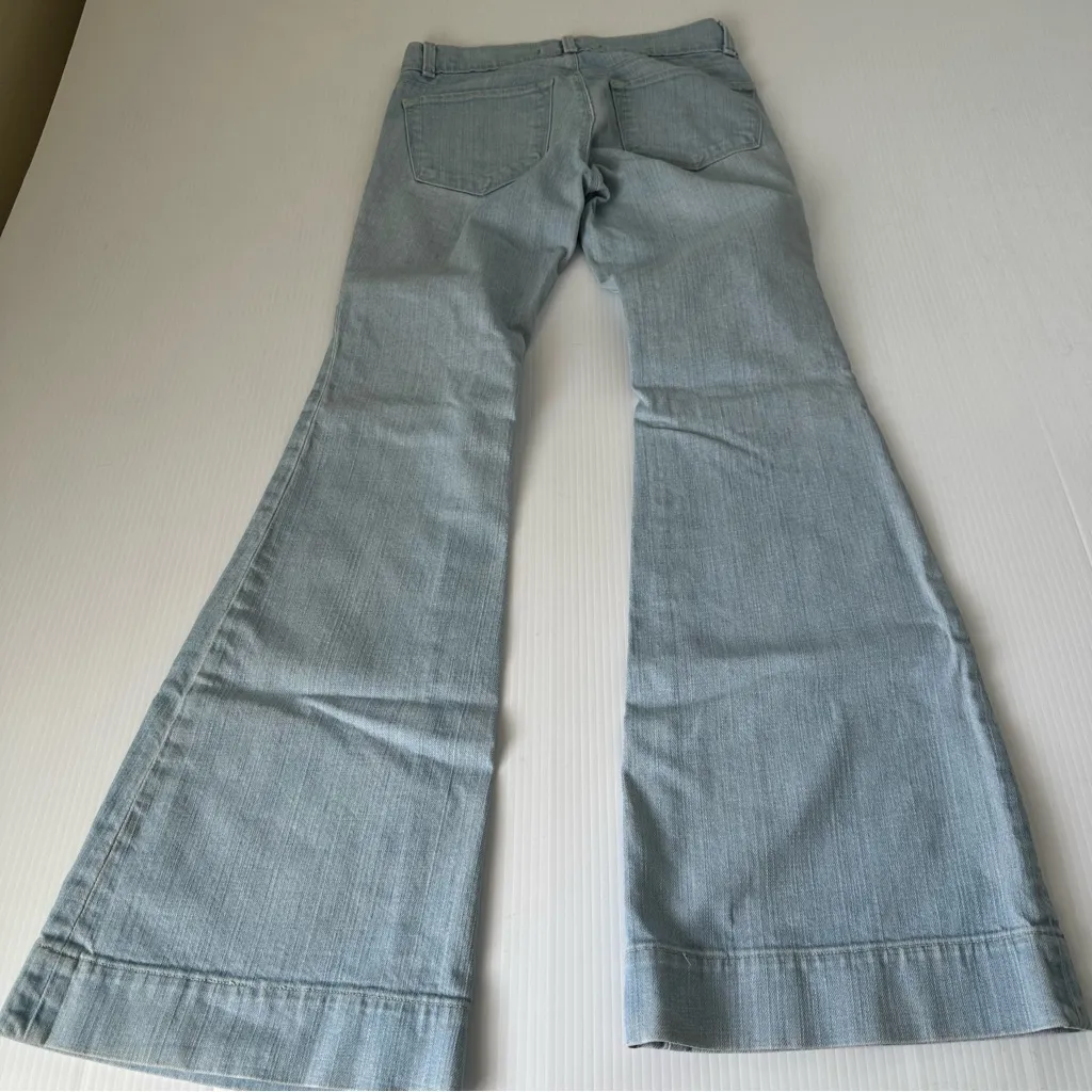 J Brand Lovestory Flare Light Blue Wash Jeans, 28 x 32 - Image 3