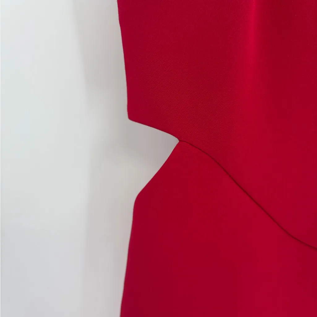 Mare Mare x Anthropologie Red Cutout Shift Dress Sleeveless Mini Size Xs - Image 7