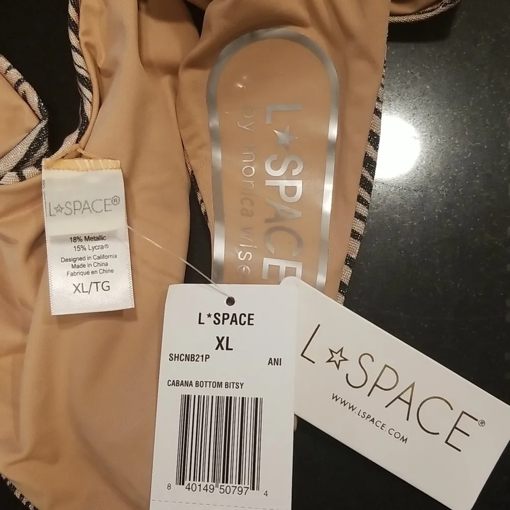 💕L*SPACE💕 Animal Instinct Bikini Set (Siren Top + Cabana Bottom) DD-/XL NWT - Image 10