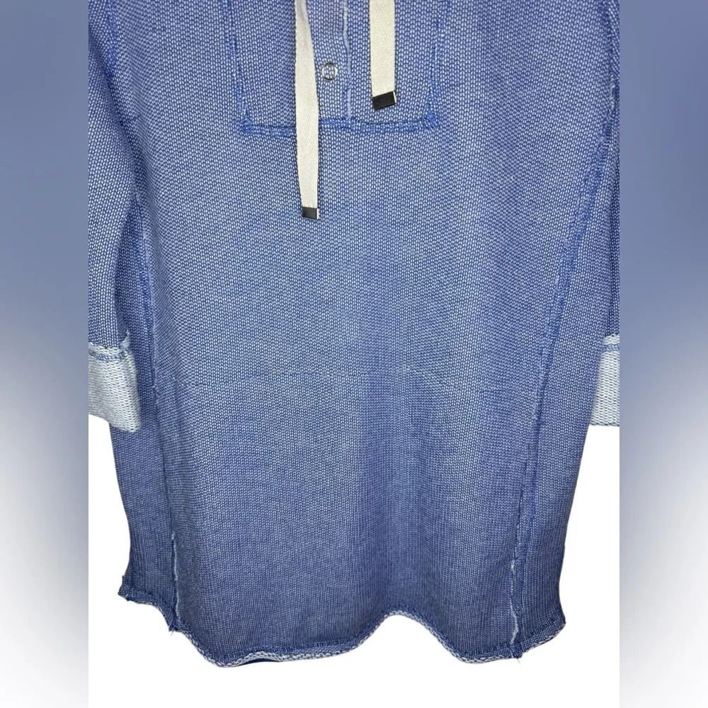 Soft Surroundings Just Beachy Pullover Size S Blue - Image 3