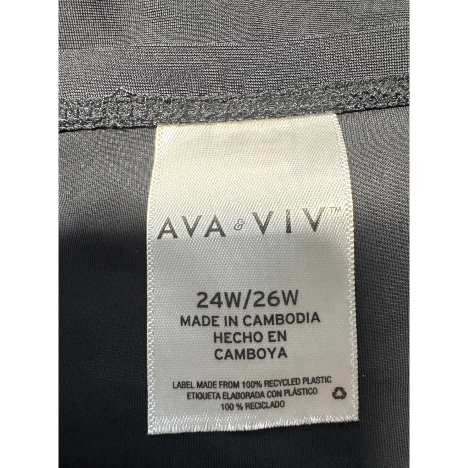 Hanna Nikole Coral Floral Tankini Swimsuit Skirt Set Plus Size 24W Black - Image 6