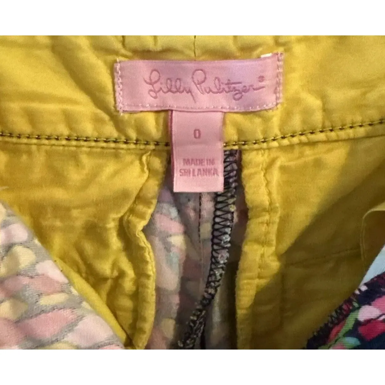 Lilly Pulitzer Side Tie Shorts Size 0 Flawed Summer Vacation Colorful‎ Beachy - Image 6