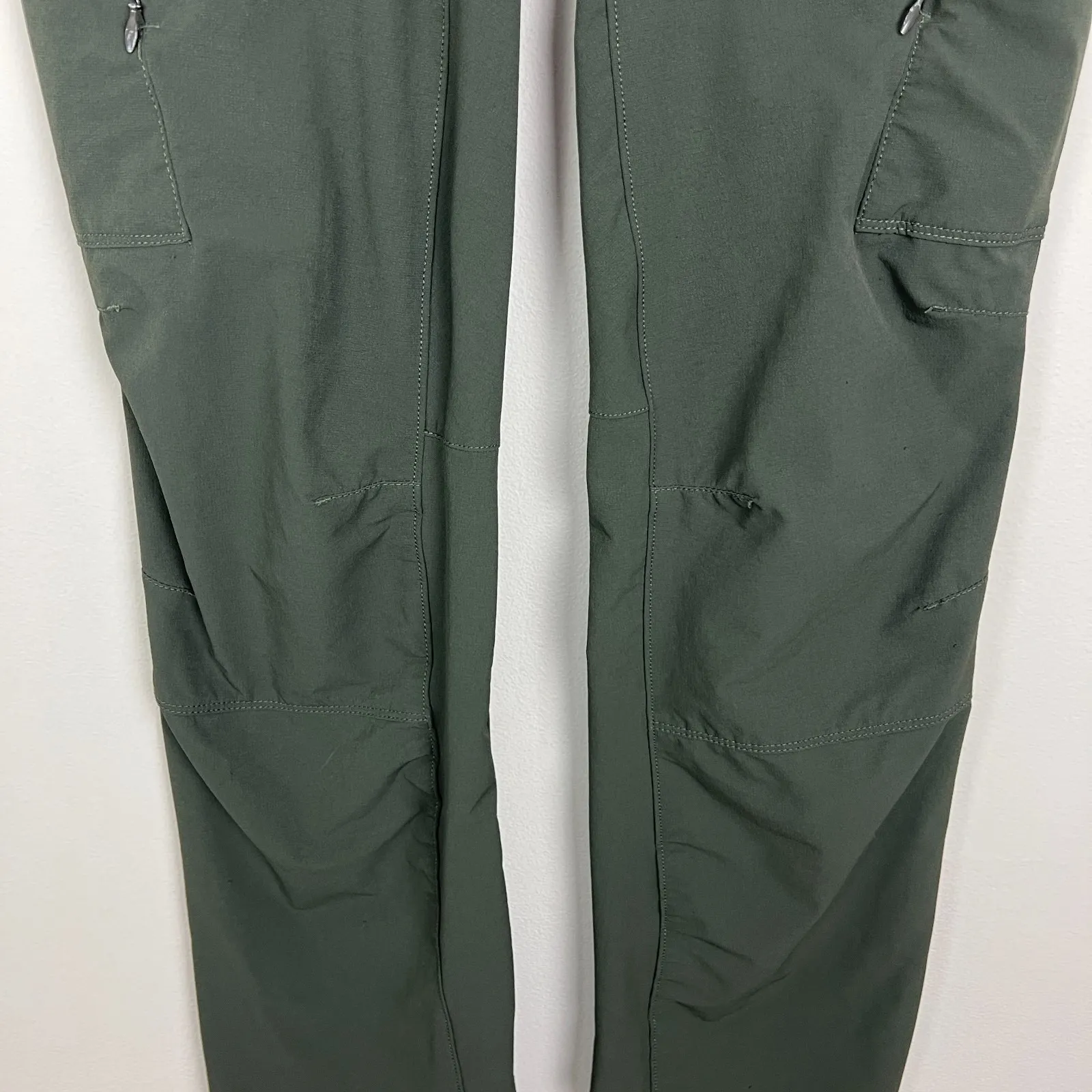 Duluth Trading Flexpedition Pants Womens 2x32 Green Bootcut Outdoor Hiking Nylon Size 2 - Image 4