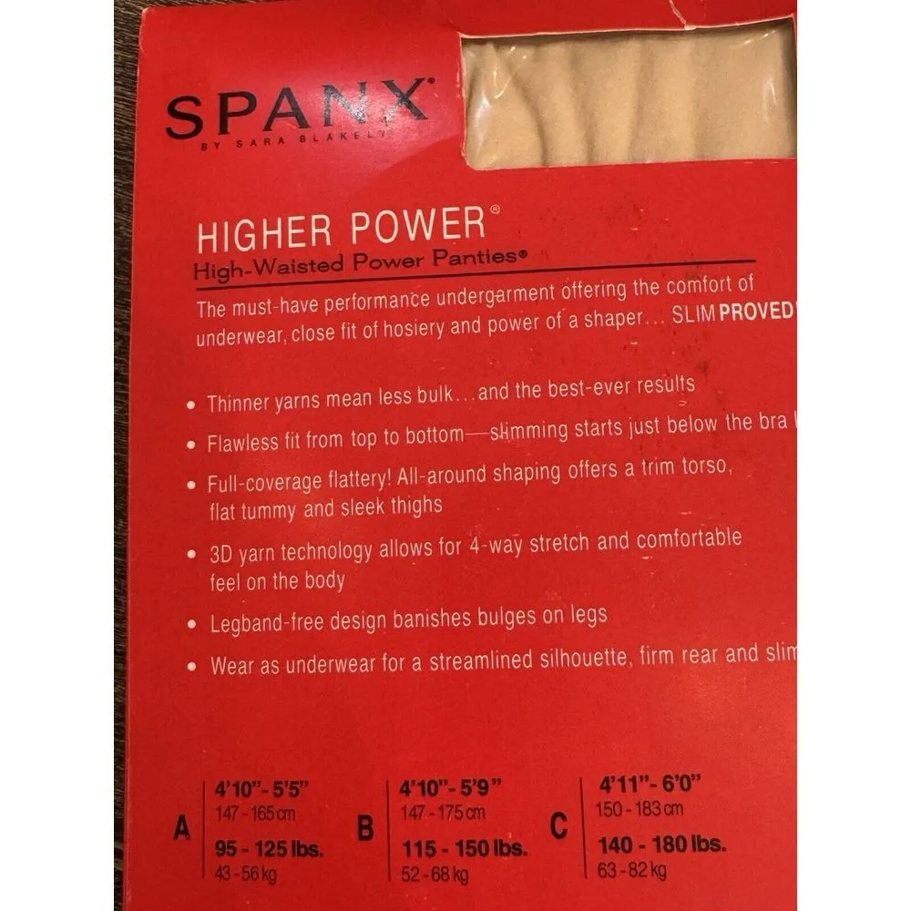 Spanx By Sara Blakely Higher Power Panties Shape Wear Color: Nude Women's Size G Tan - Image 5