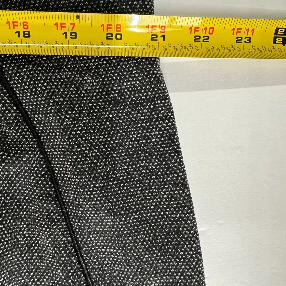 Lane Bryant pencil skirt black white face leather trim 20 professional business - Image 7