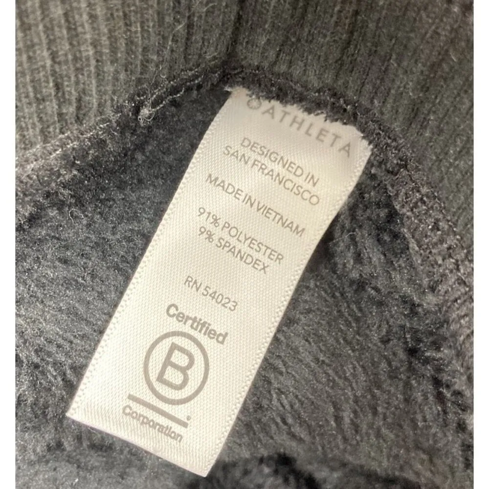 Athleta Double Cozy Karma Jogger Womens Size S Black Athleisure Activewear Comfy - Image 5