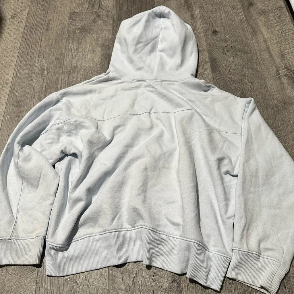 Baby Blue Oversized Hoodie Women’s a new day extra large winter fall sleep pjs - Image 5