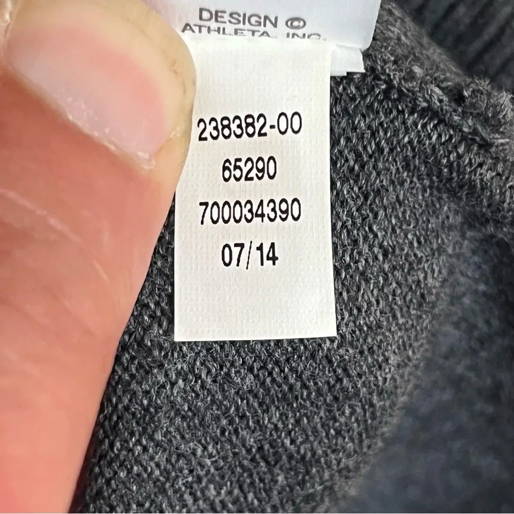 Women’s‎ Athleta Long Sleeve Cashmere Blend Sweater Size Medium Gray - Image 7