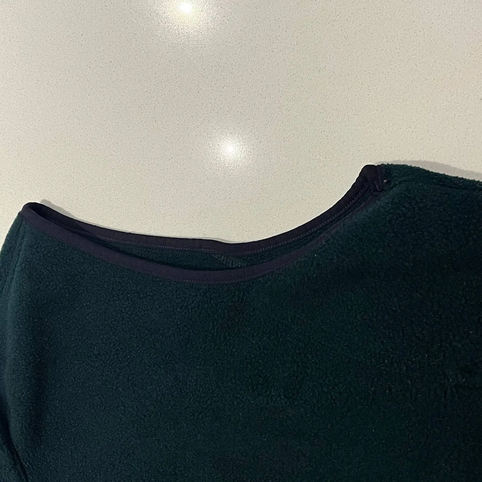 Vintage Woolrich XL Women’s Green Full‎ Zip Outdoor Fleece Vest 2000’s - Image 6