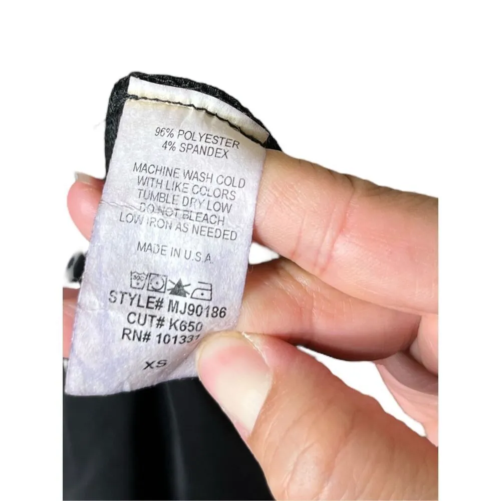 Charlotte Russe Y2K Black Wide Leg Jumpsuit Size XS‎ - Image 9