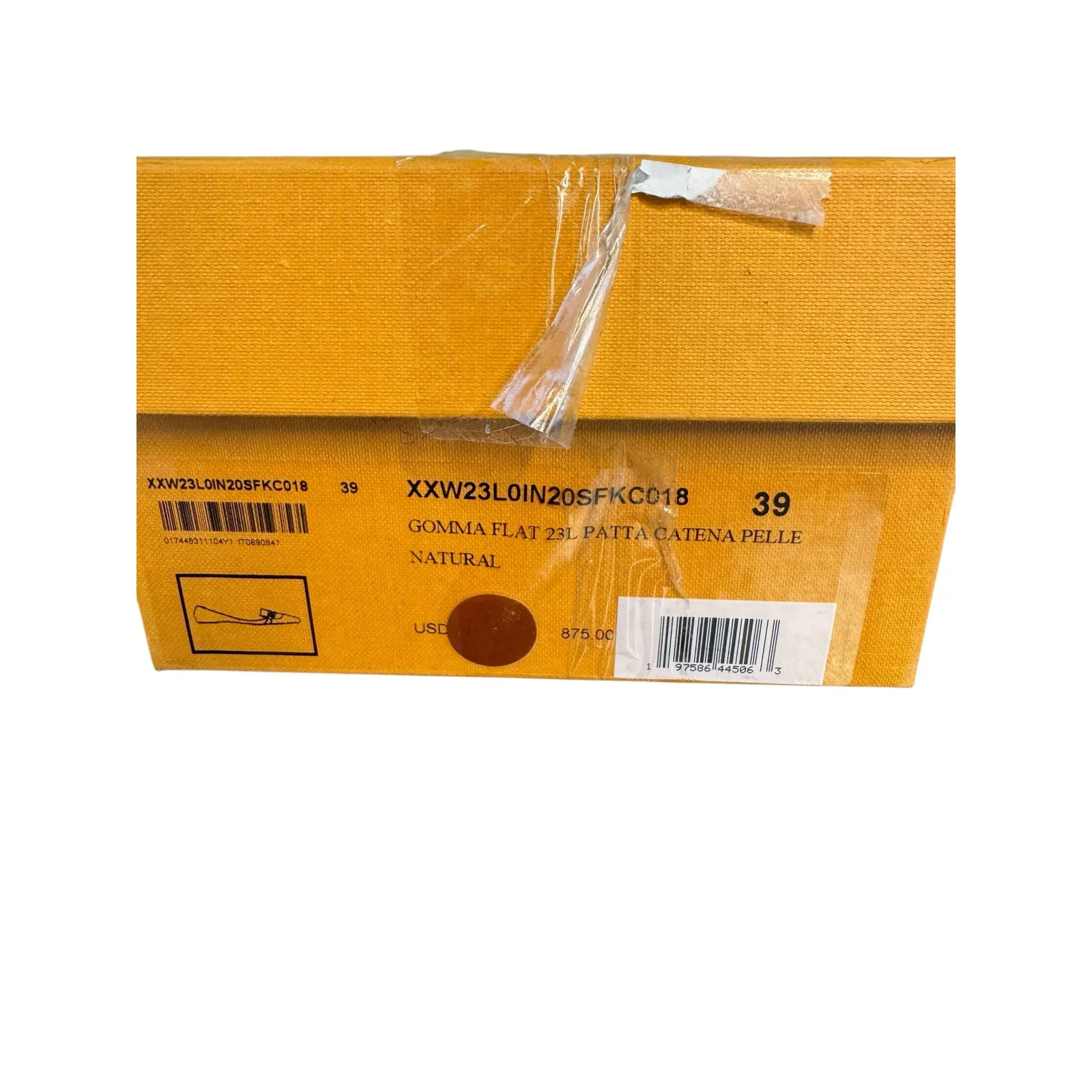 Tod’s NIB Kate Patent Leather Ballet Flats in Natural Size 38.5 - Image 11