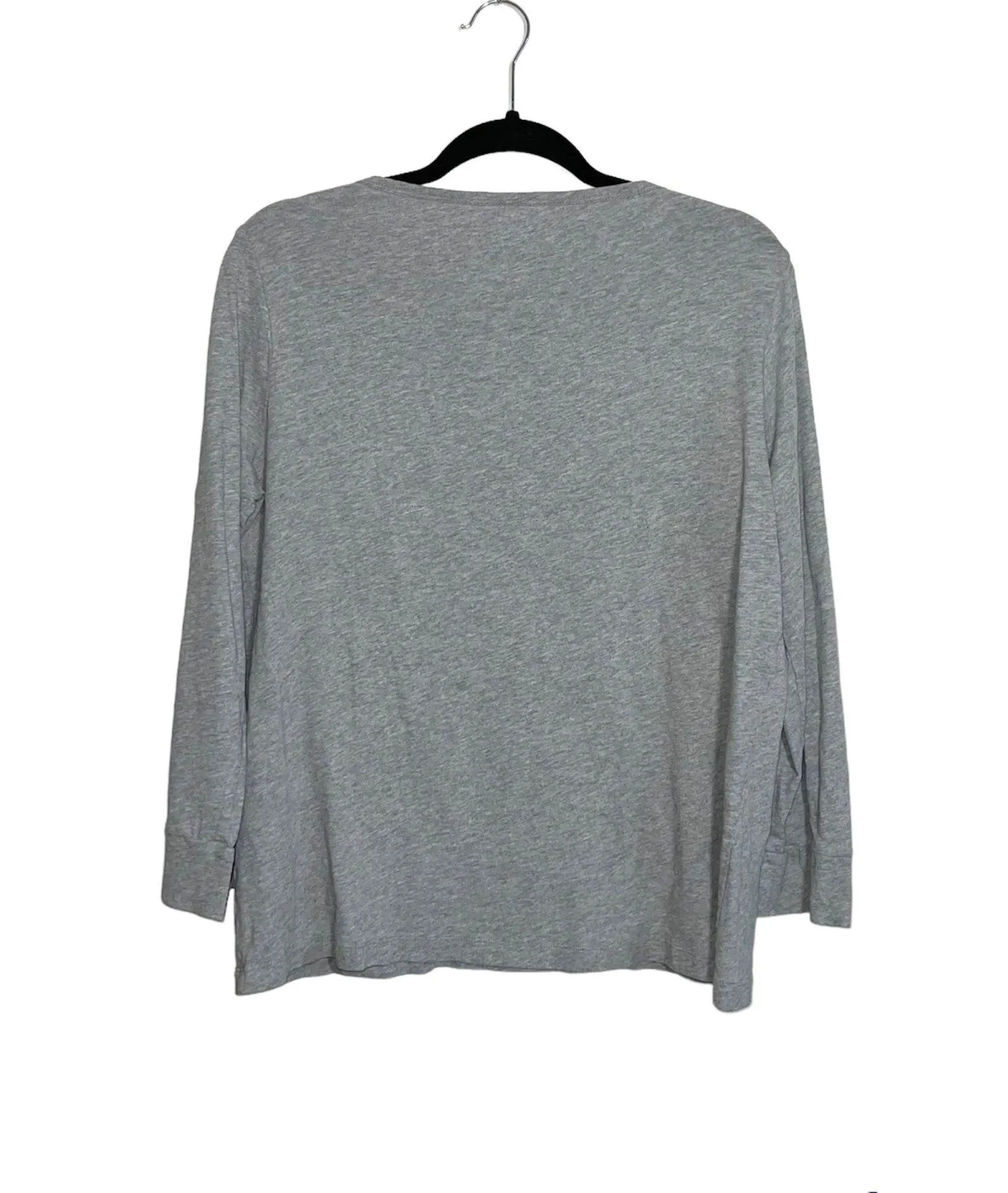 J. Crew Slub Tee Heather Gray 3/4 Sleeve Top - Image 6