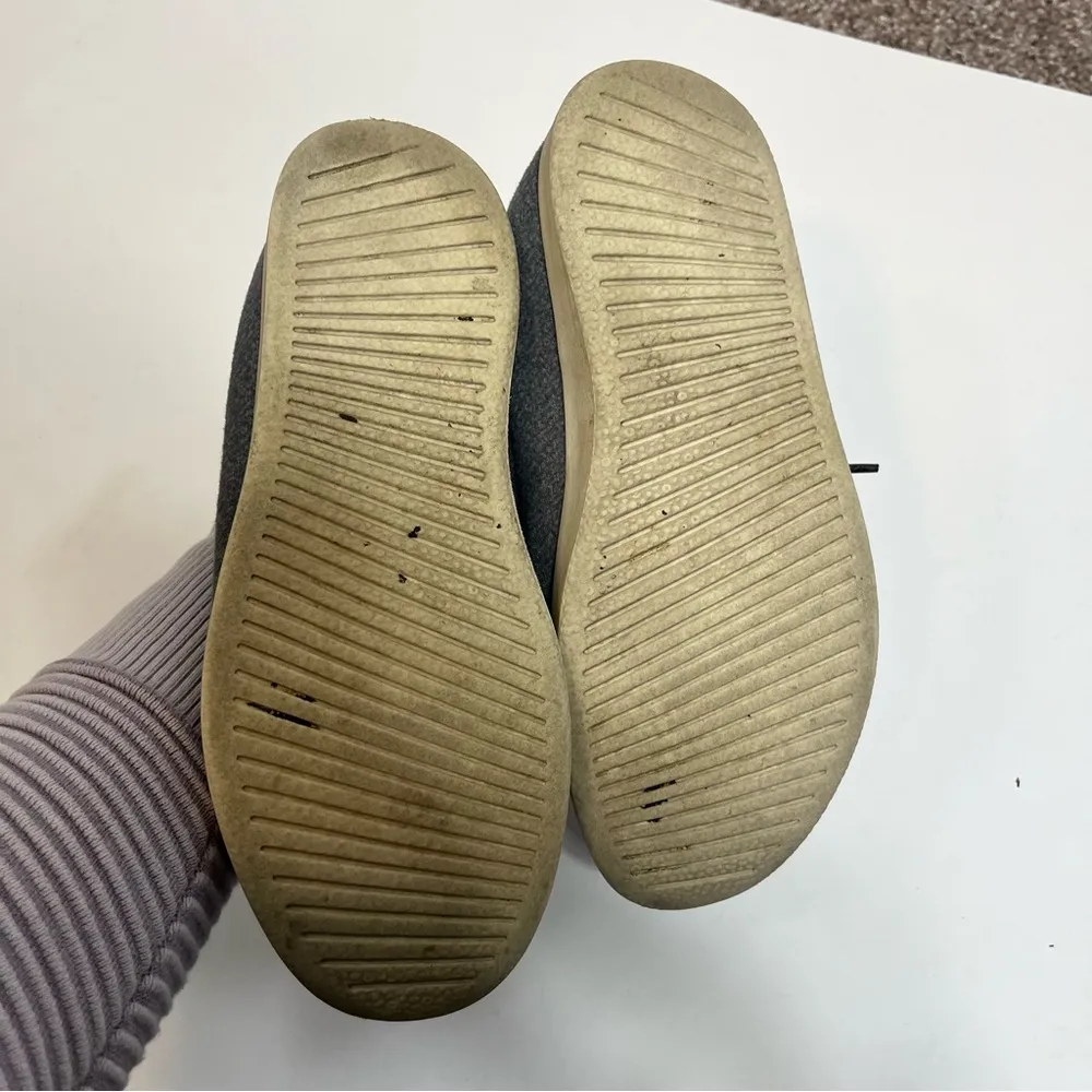 Allbirds Wool Piper Fuji (White Sole) Dark Grey Charcoal Size 8 - Image 10