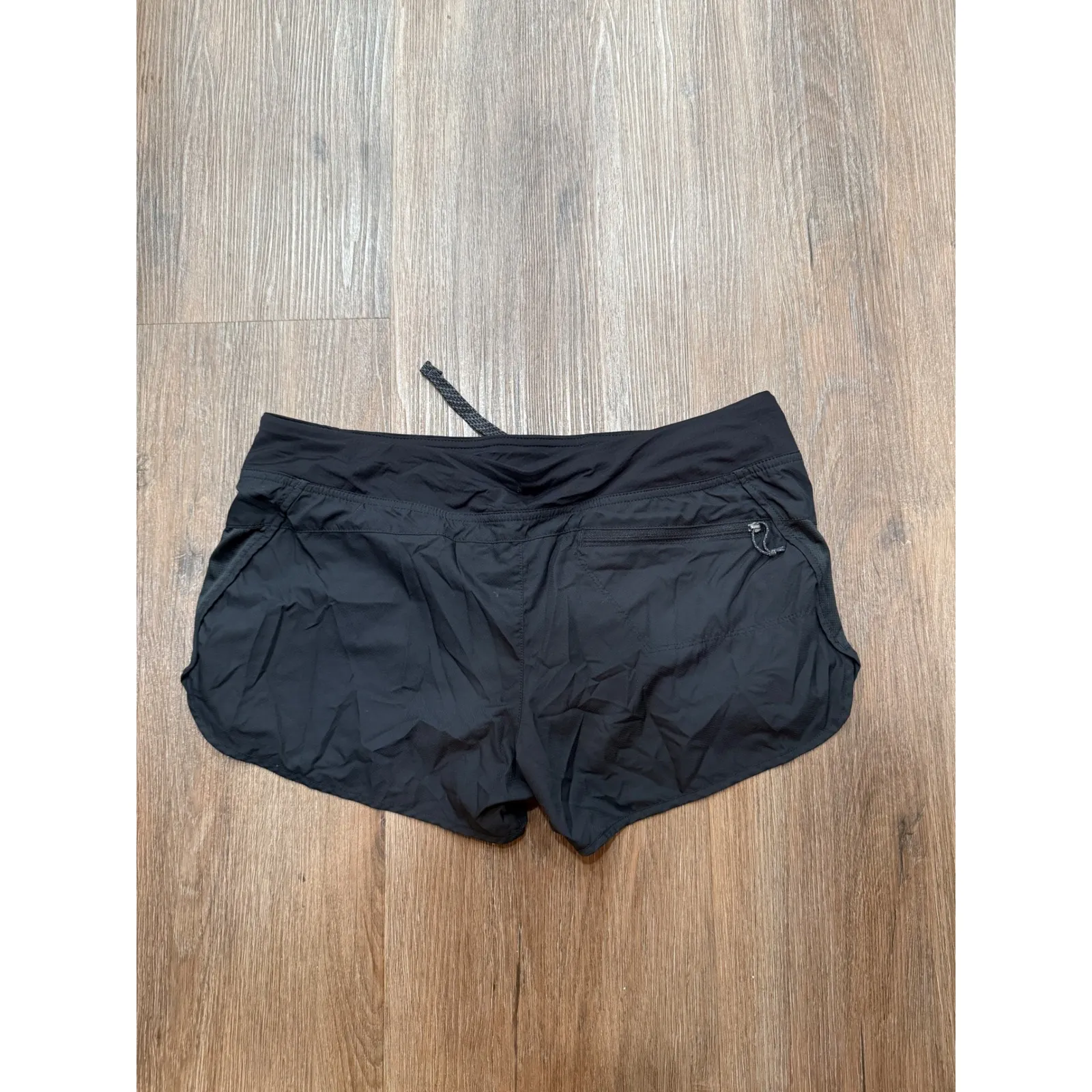 Patagonia Black Running Shorts with Rowing Logo Women's Size Small Athletic - Image 4
