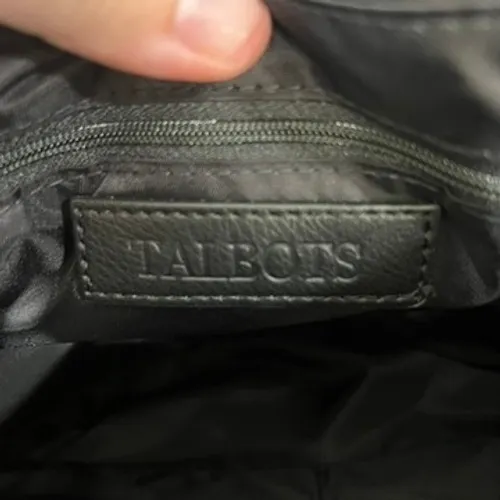 Talbots Black Nylong Crossbody Purse NWT $79 Zip Closure Washable Bag‎ Travel - Image 10