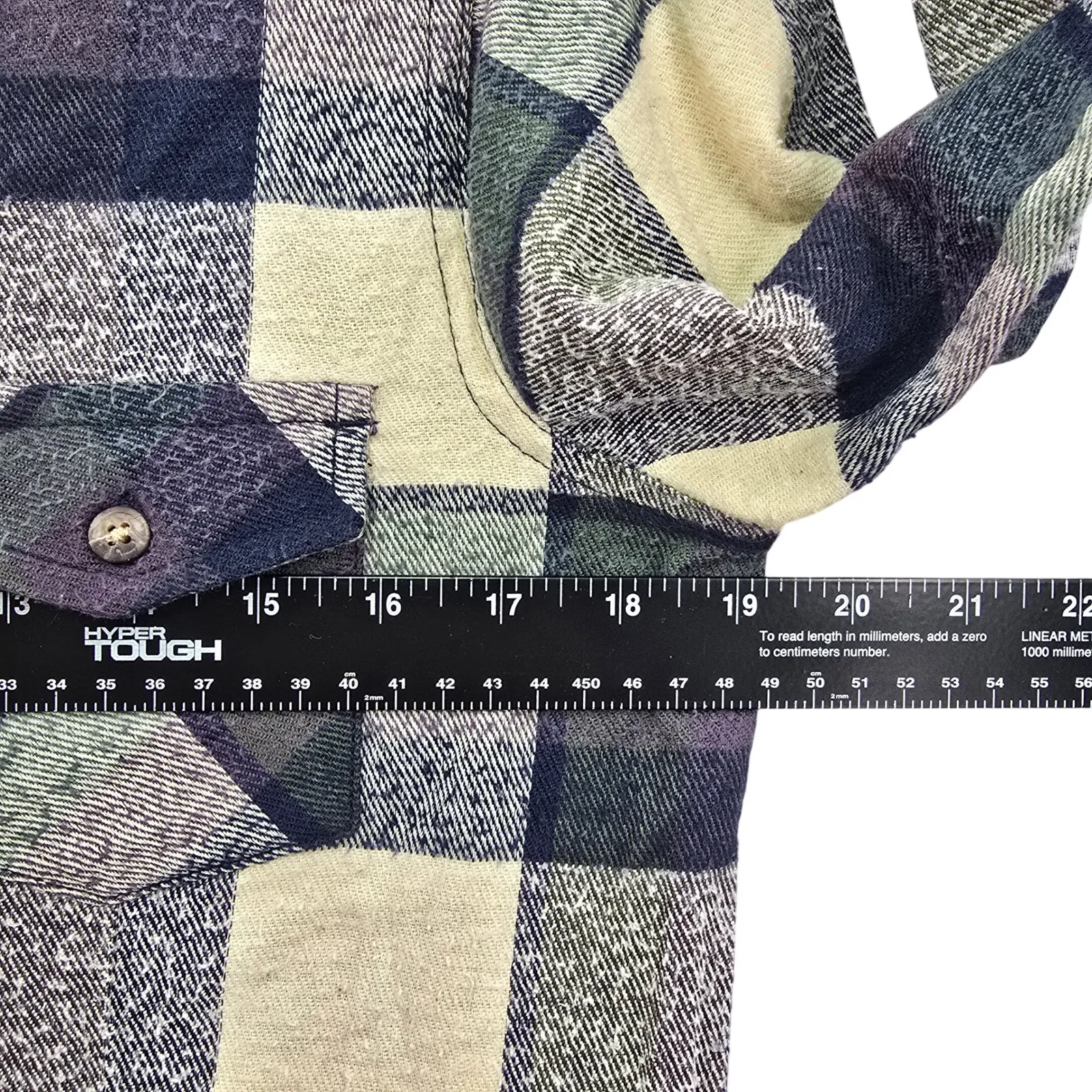 Buffalo Check Y2K Vintage Plaid Button Punk Shirt Elena 90s Grunge Bella Top M Black Size M - Image 7