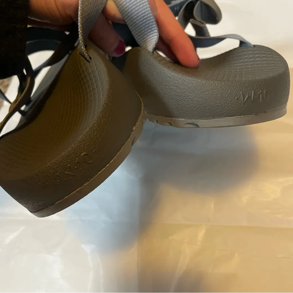 Chaco Tegu Sandals women’s 10 blue Solid Tradewinds - Image 3