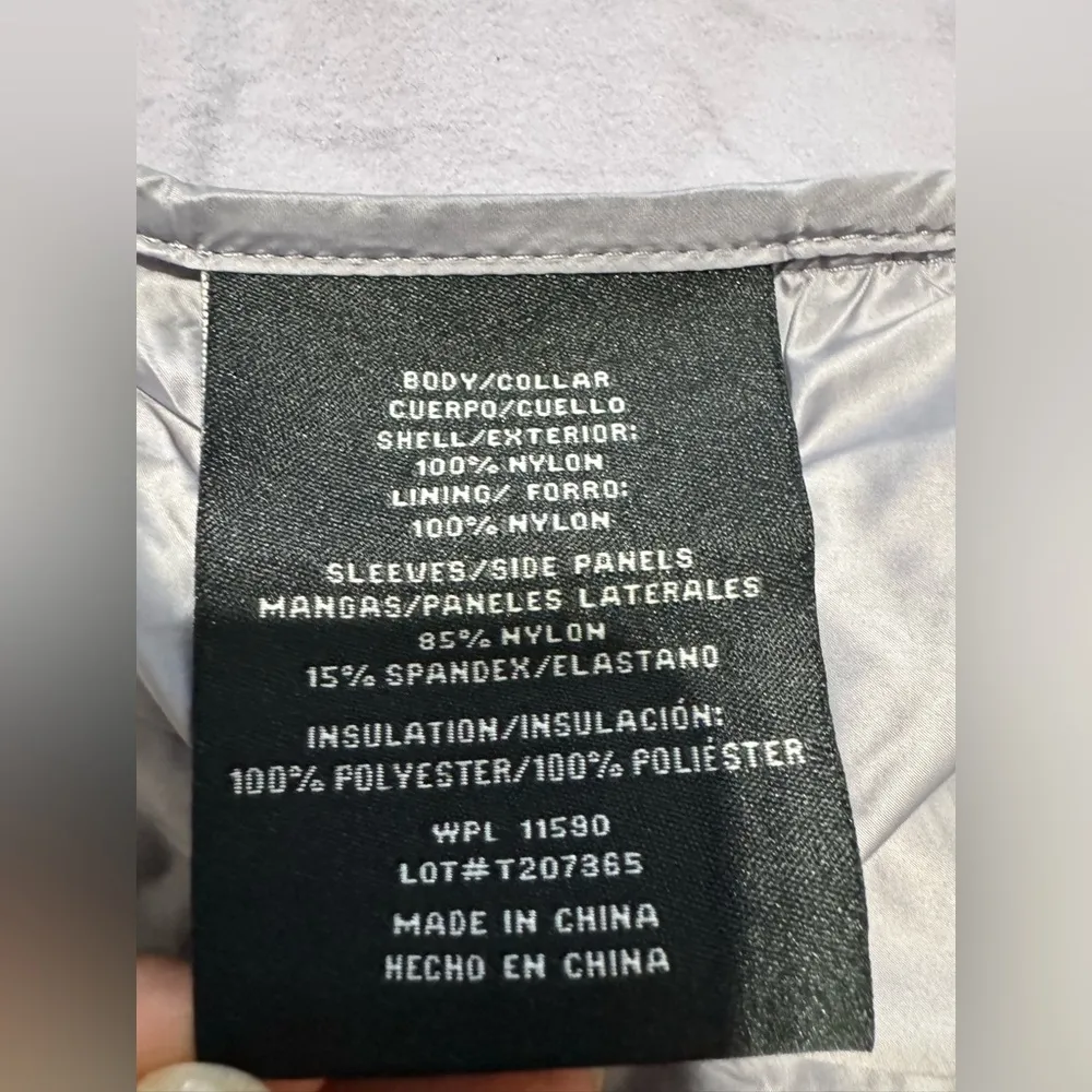 32 Degrees Cool Women's Lavender Windbreaker Zippered Stretchy Jacket Size S - Image 12