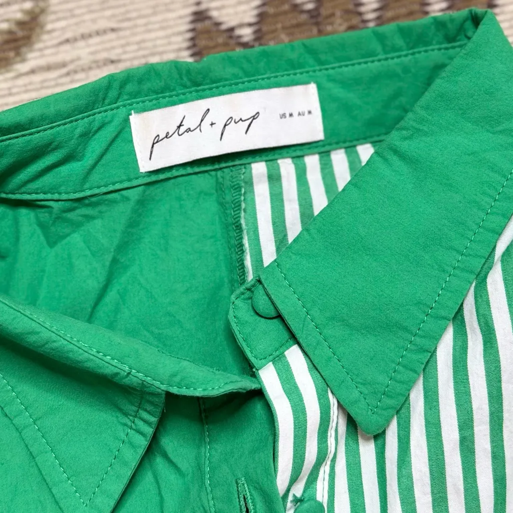 Petal & Pup Didi Frill Mini Dress Empire Waist Shirtdress - Image 4