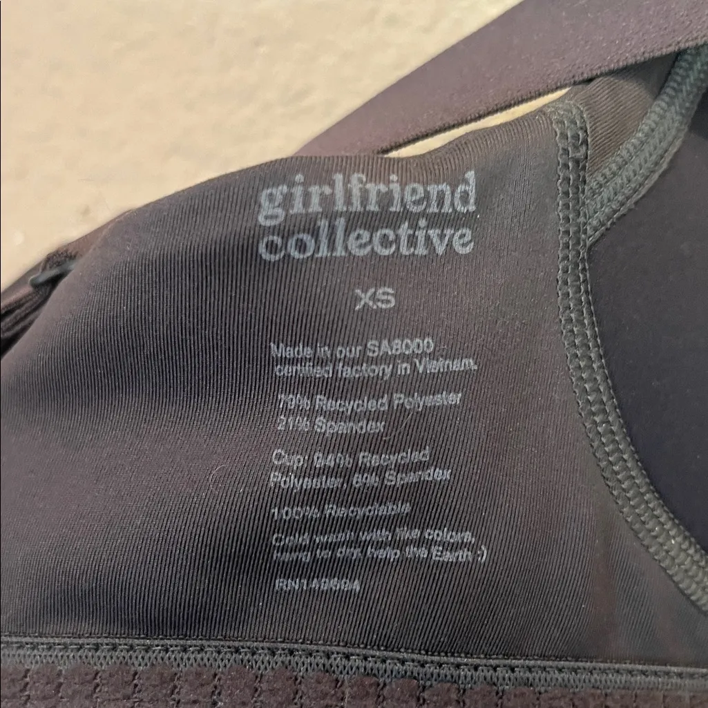 Girlfriend Collective Women’s Sports Bra Gray Size XS - Image 10