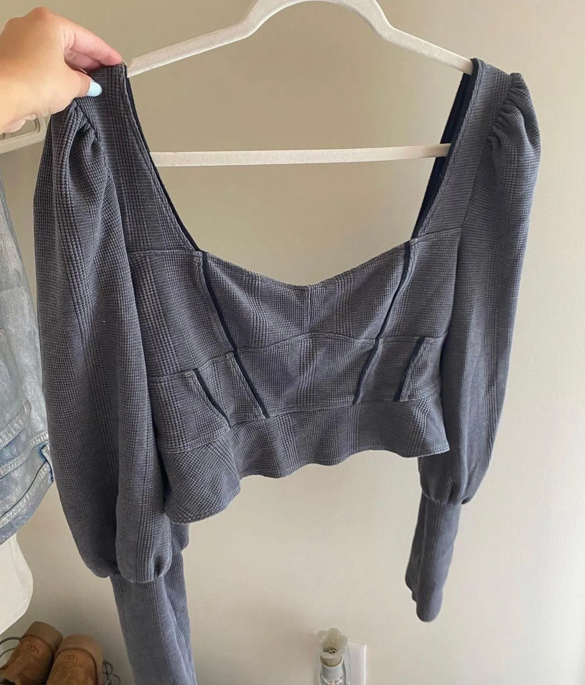 Free People Puff Shoulder Top - Image 3