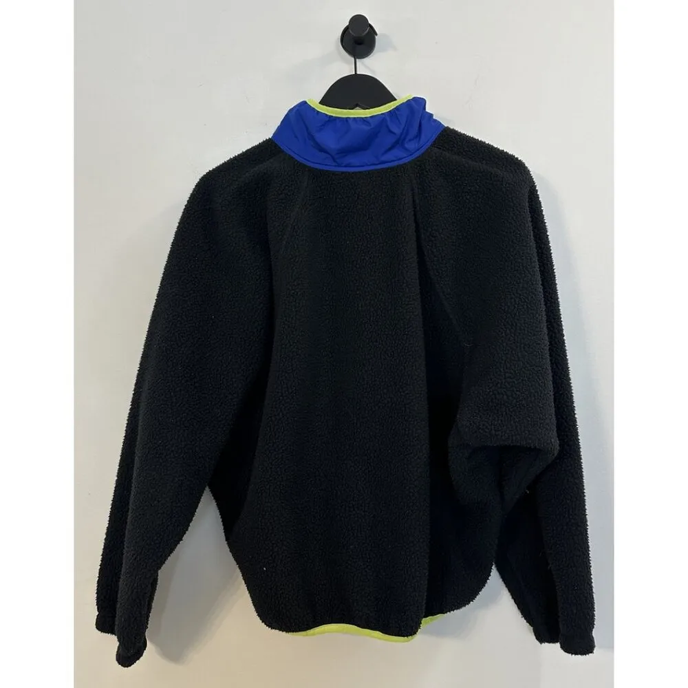 FREE PEOPLE Hit The Slopes Colorblock Pullover Black Sporty Combo Size Medium - Image 10