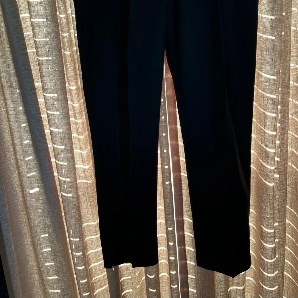 NWT Ann Taylor LOFT Black The Riviera Pant Cropped Julie Fit Size 6 - Image 4