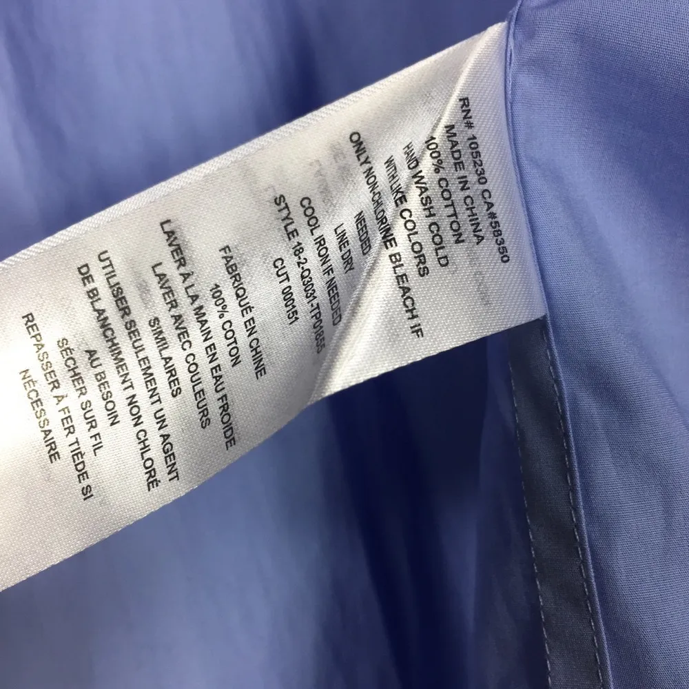 Equipment Clarke Top in Aerial Blue - Image 11