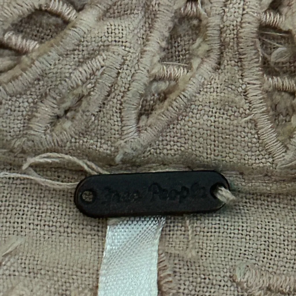 Free People Eyelet Detail Moto Jacket Blush Pink Size 6 - Image 12