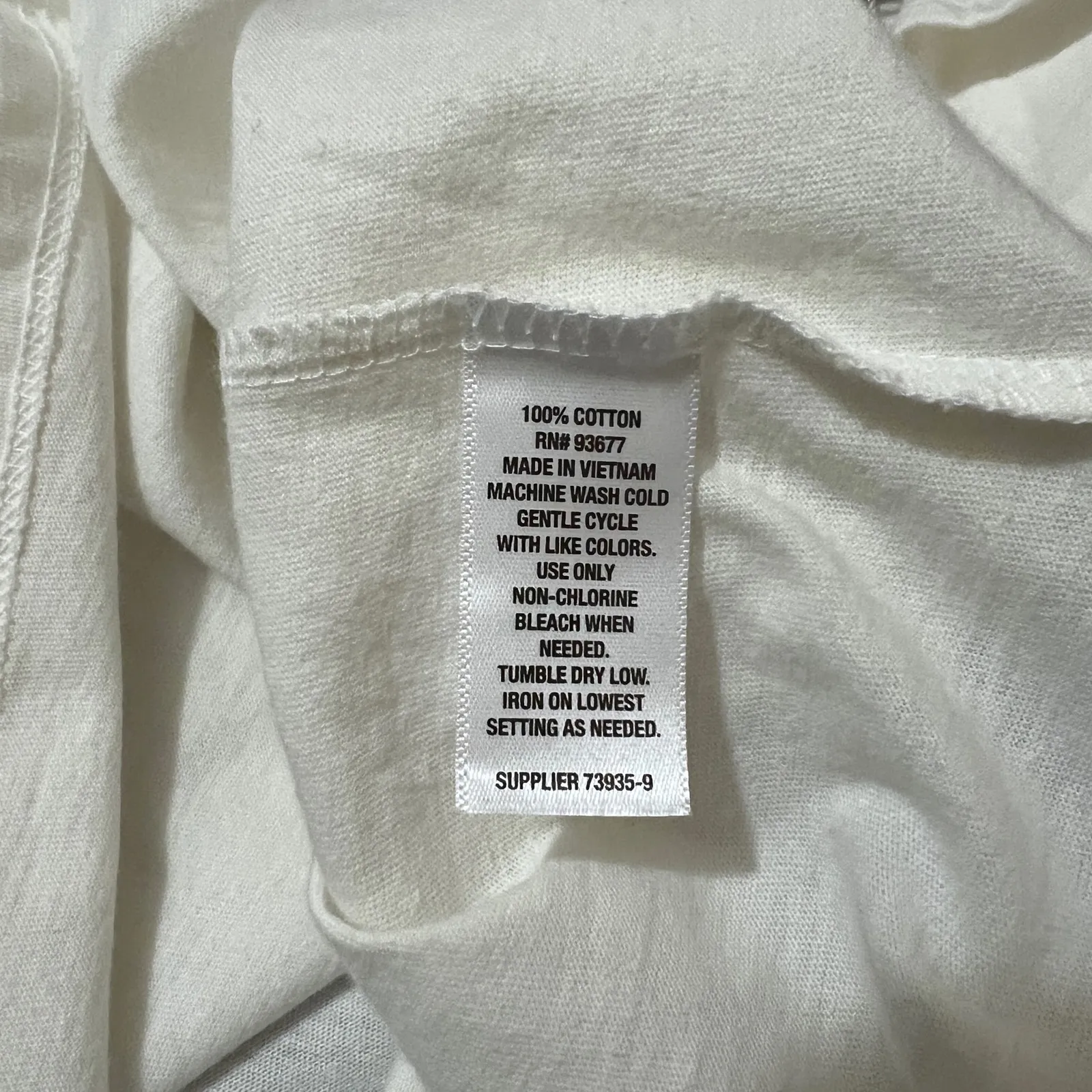 Worthington (M) Ruffle Short Bell Sleeve Split V Neck Blouse Tee Top Placket - Image 12