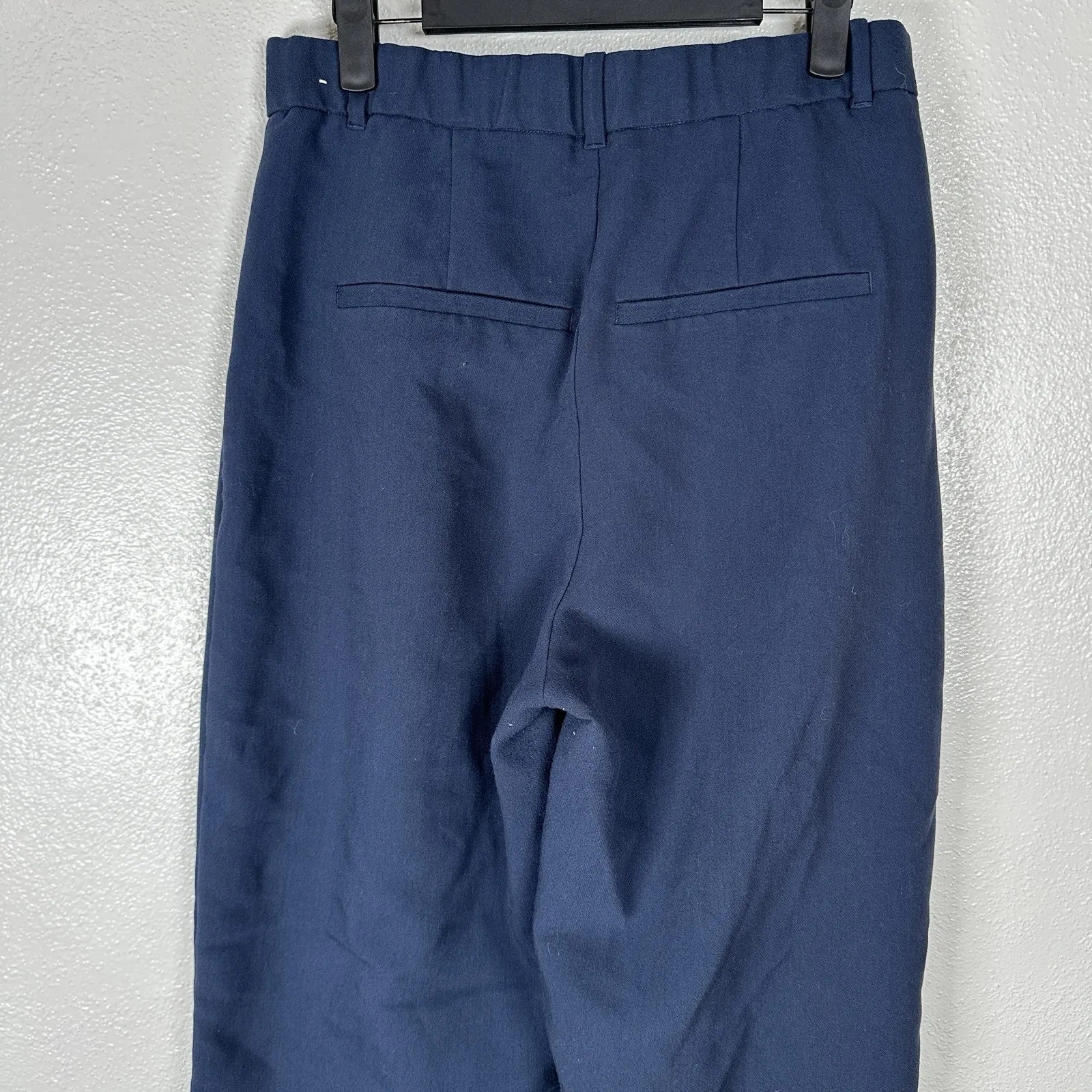 Abercrombie & Fitch Sloane Tailored Wide Leg Pants Trousers Womens 30/10 Navy - Image 4