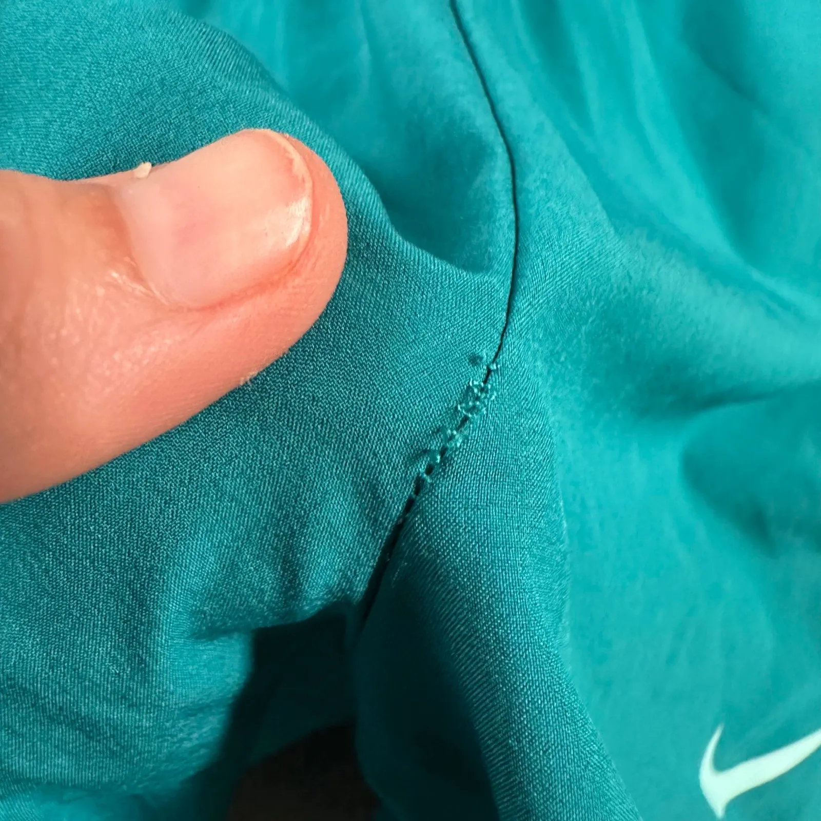 Nike Training Shorts Womens Small Teal Dri-Fit Athletic 2 in 1 Flex AH8478 467 - Image 13