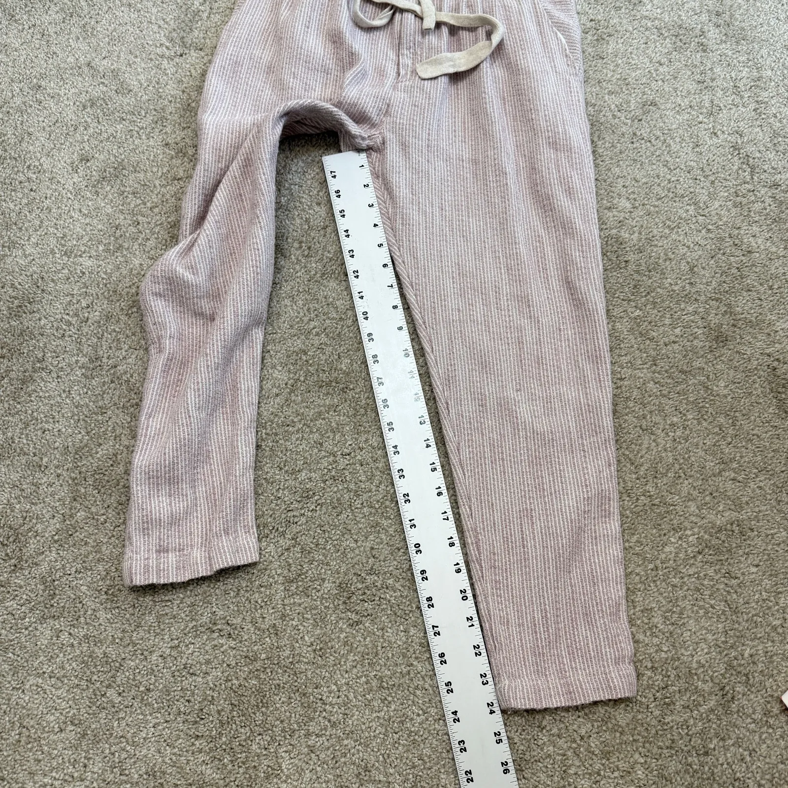 Free People 4 Caraway Light At Sunrise striped pants P3 2444 - Image 4