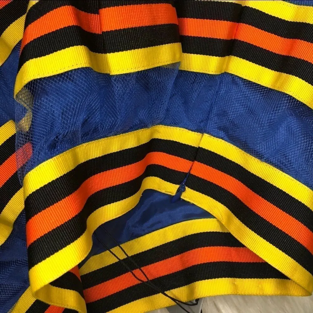 ASOS Mini Skirt in Sheer and Solid Stripe size 6 - Image 5