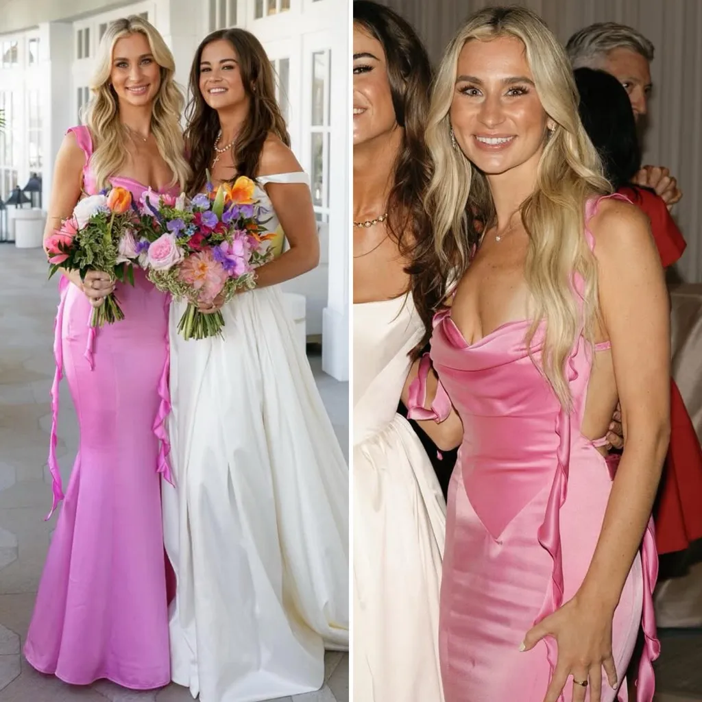 Brand New Nana Jacqueline Caroline
Dress in Magenta Pink Size Large - Image 7