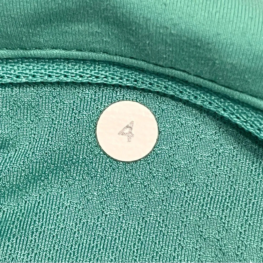 Lululemon Run A Marathon Crop Leggings Tights Pants Black Menthol Wee Stripe 4 - Image 14