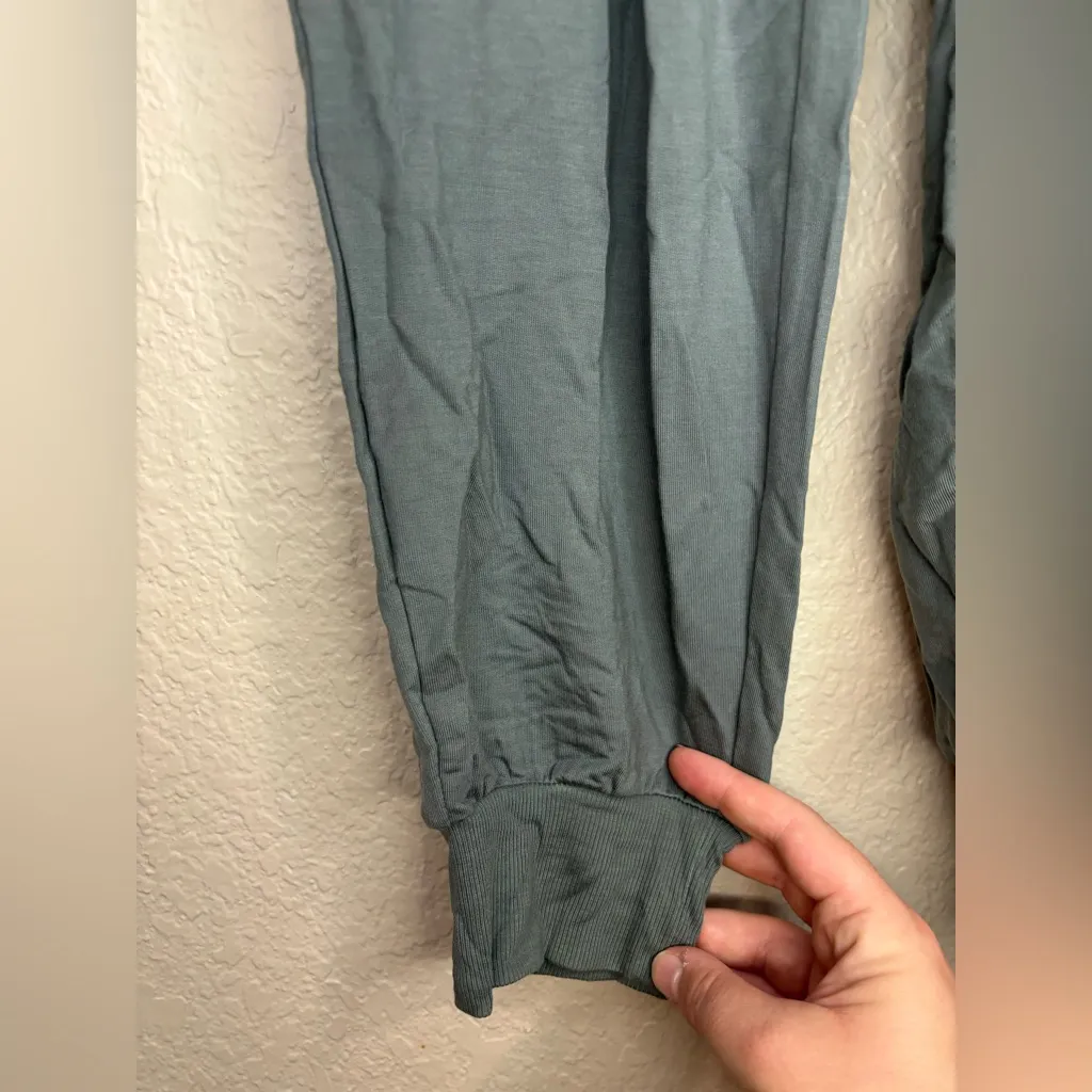 Garnet Hill Surplice Jogger Jumpsuit | Soft Stretch One-Piece Loungewear Size M - Image 7