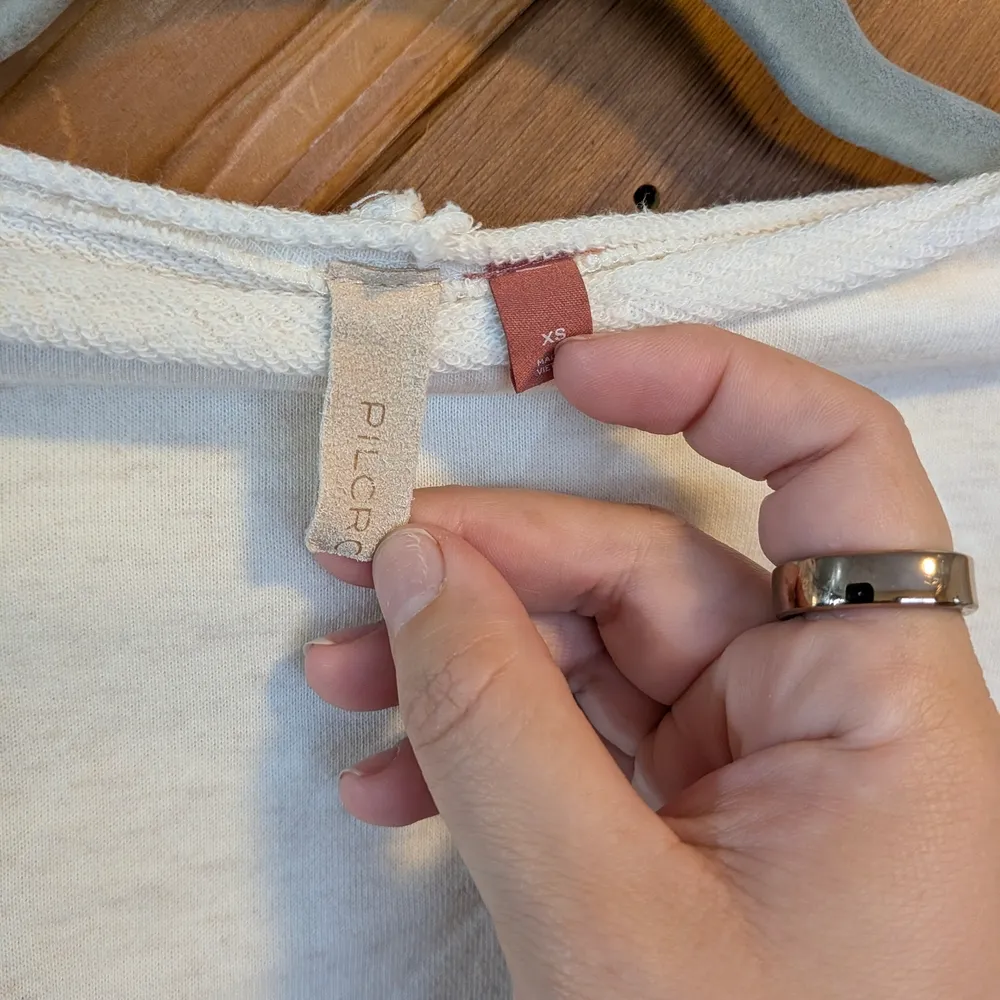 Pilcro Cream Corset Sweater Size XS - Image 4