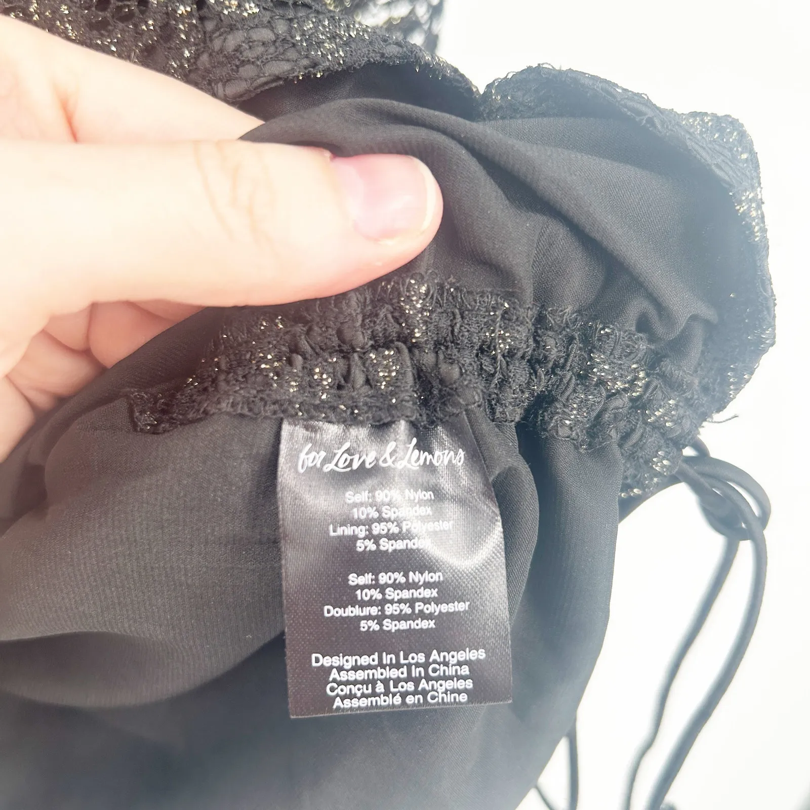 NWT For Love & Lemons Whimsigoth Party Joanna Floral Lace‎ Corset Mini Dress S - Image 7