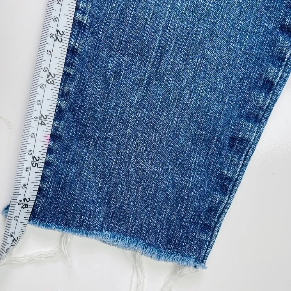 Madewell 9" High-Rise Skinny Crop Jeans in Bruce Wash‎ Size 27 - Image 7