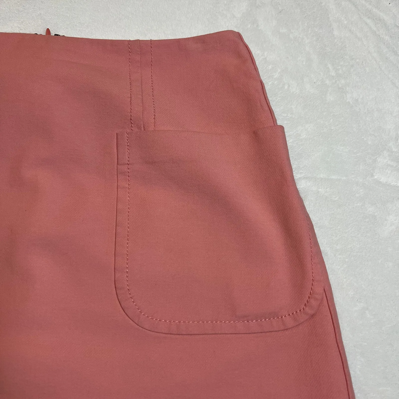 LOFT Mini Skirt Size 2 Office Career Preppy Feminine Coquette Girly Easter Party - Image 3