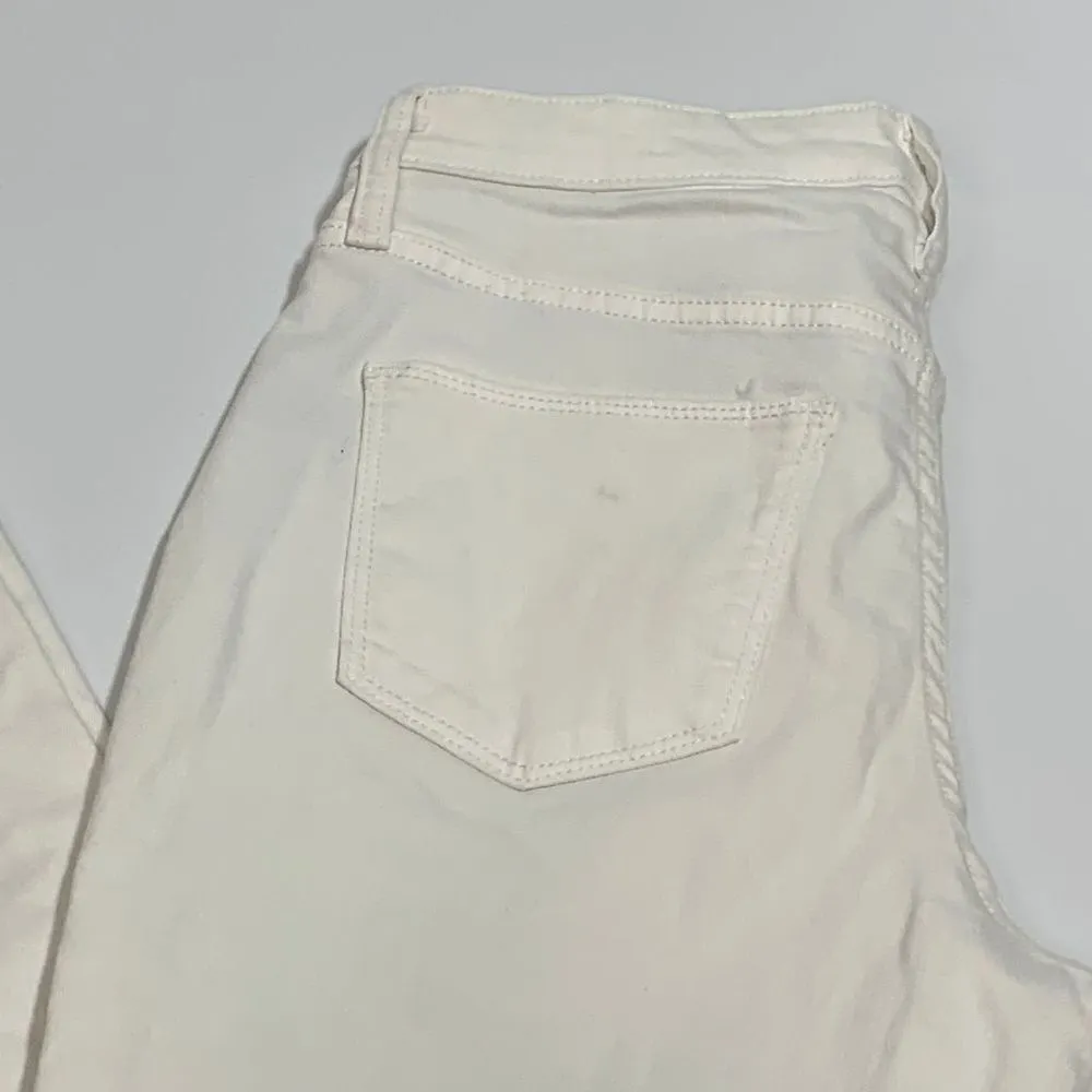 Universal Thread High Rise Distressed Jegging White Denim - Image 4