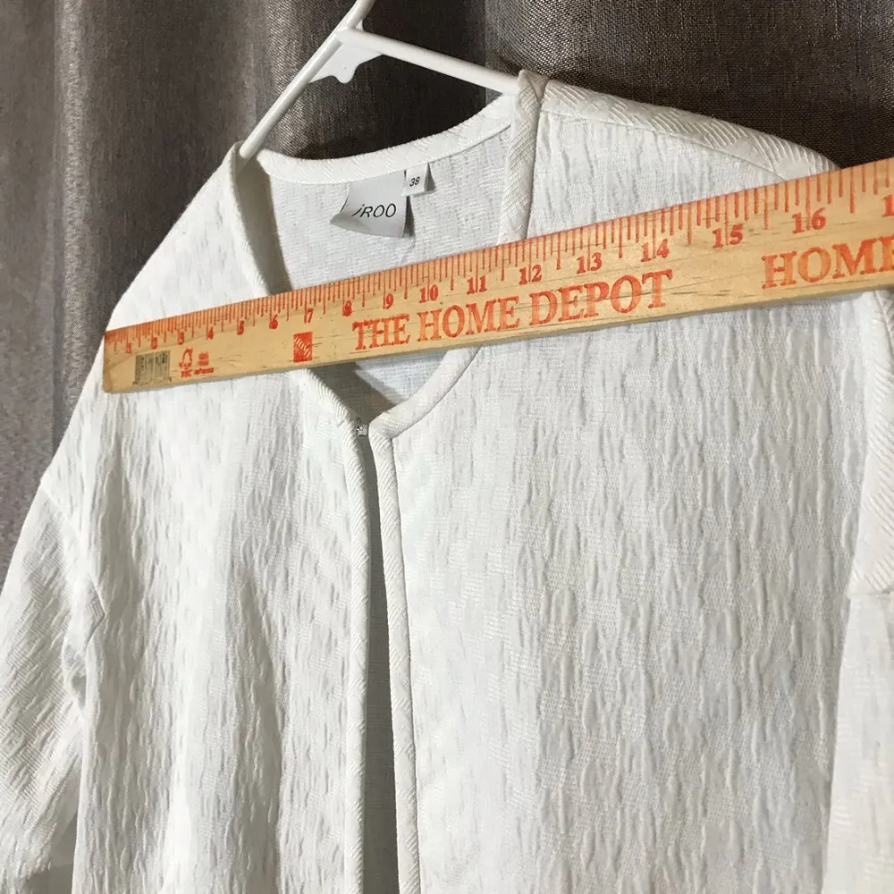 iRoo Off White Quarter Sleeve Oversize Cardigan - Image 10