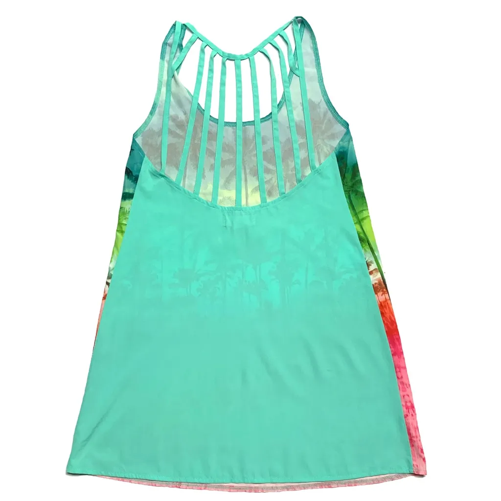 Tropical Palm Print Semi - Image 7