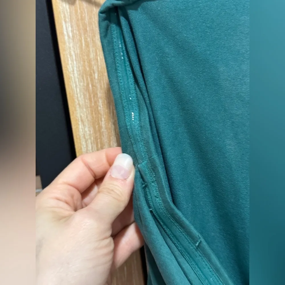 Anthropologie maxi dress The Gabbie Strapless Ruched Tube midi Celandine teal Green Size 2X - Image 6