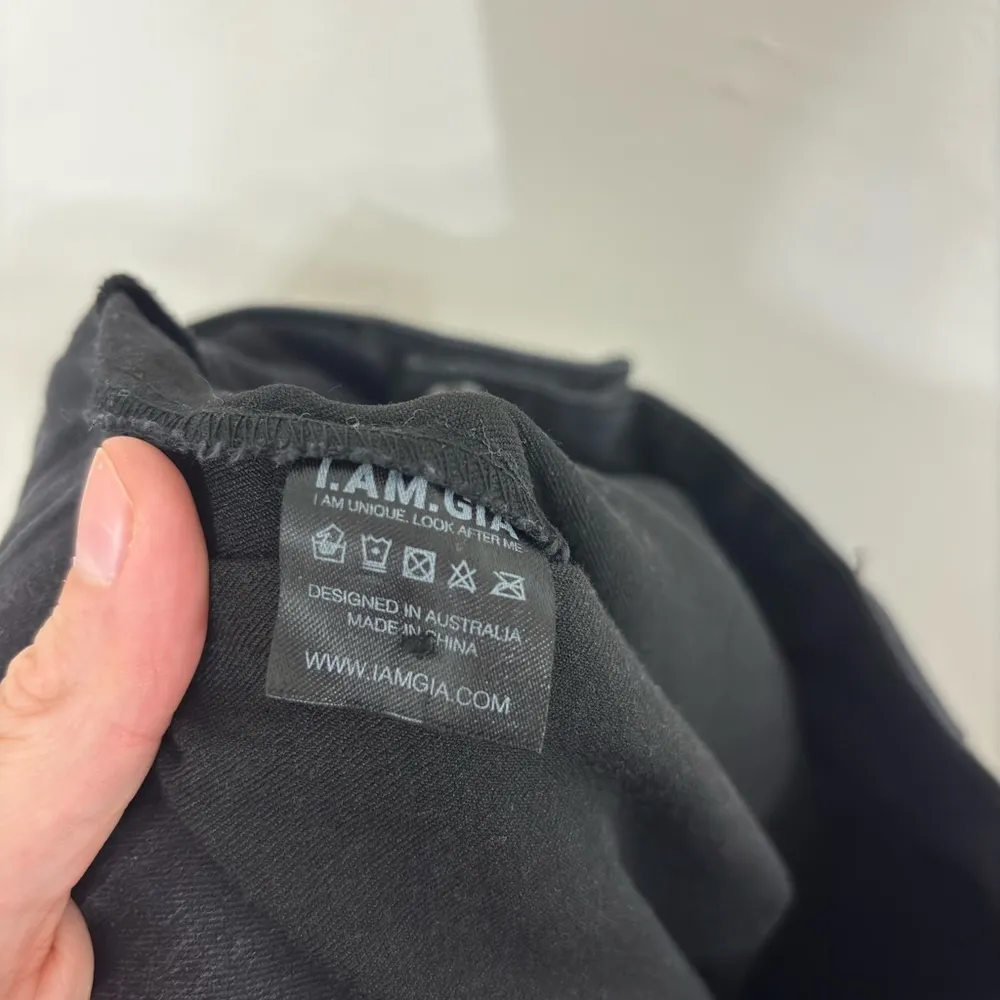 I.AM.GIA Cobain Chain Cargo Joggers in Black - Size XS - Image 7