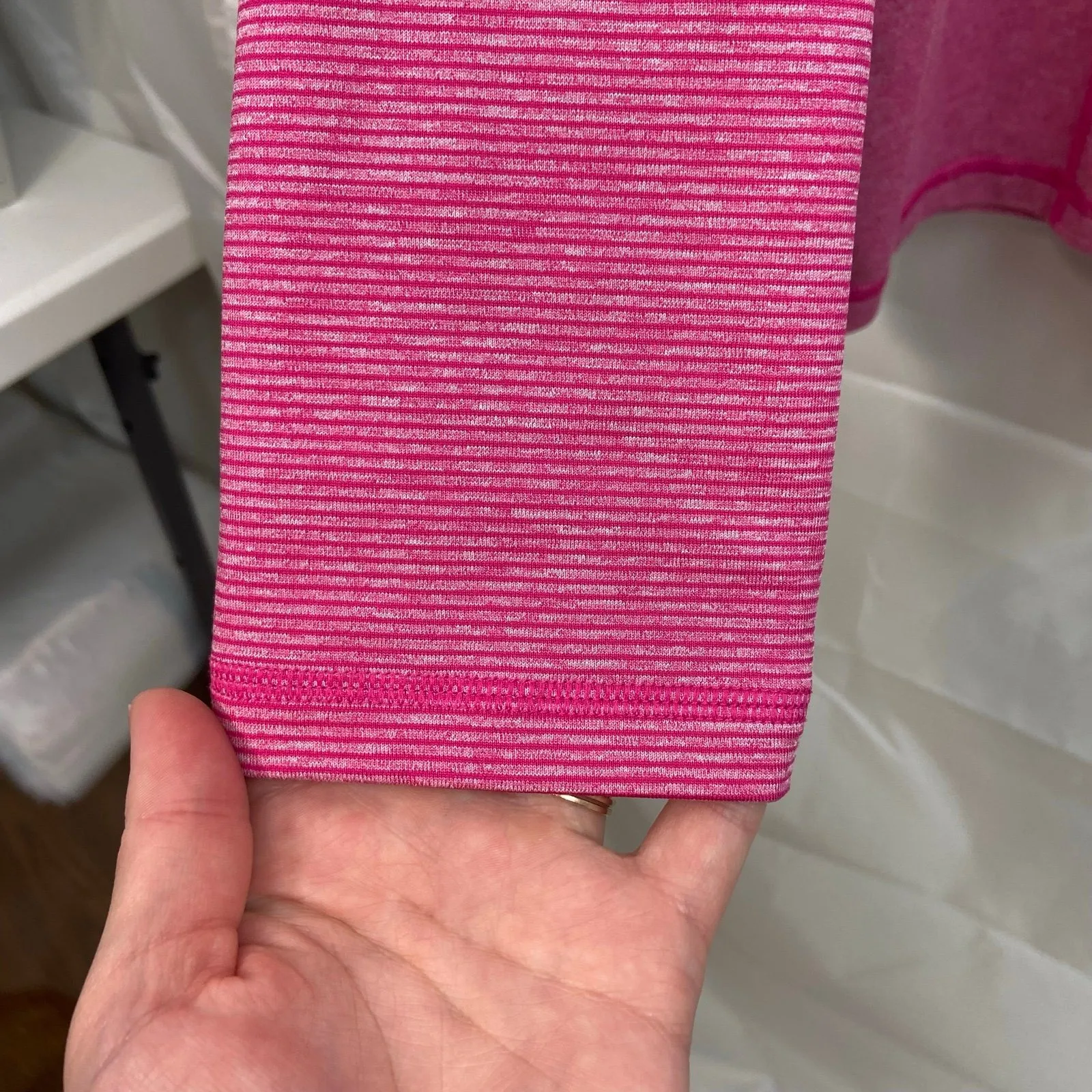 Danskin NOW women's pink cowl neck pullover stretch active fitted shirt large - Image 2