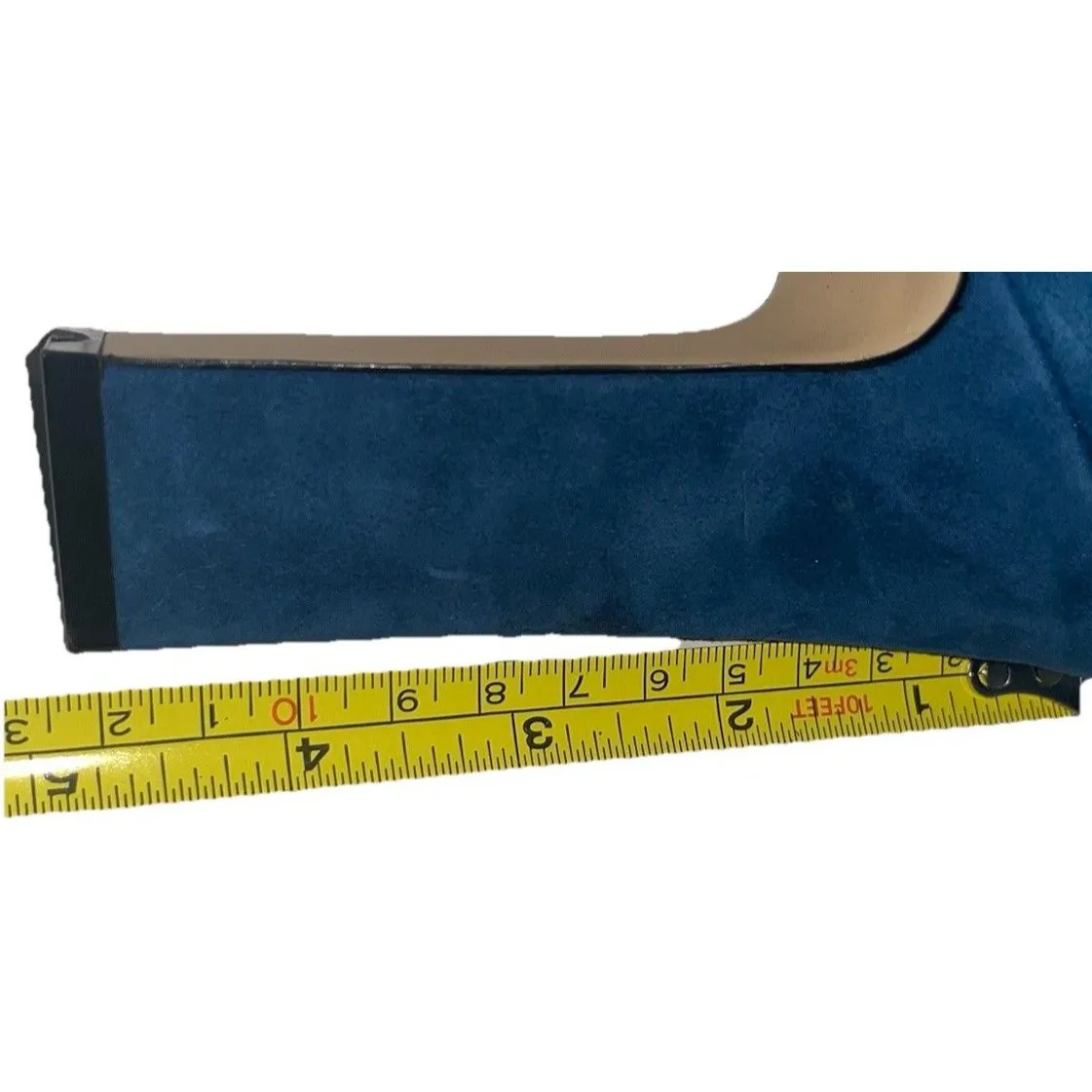 Marc Fisher Ltd Blue Suede Pointed Toe High Heel Ankle Boot Women's Size 10 - Image 10