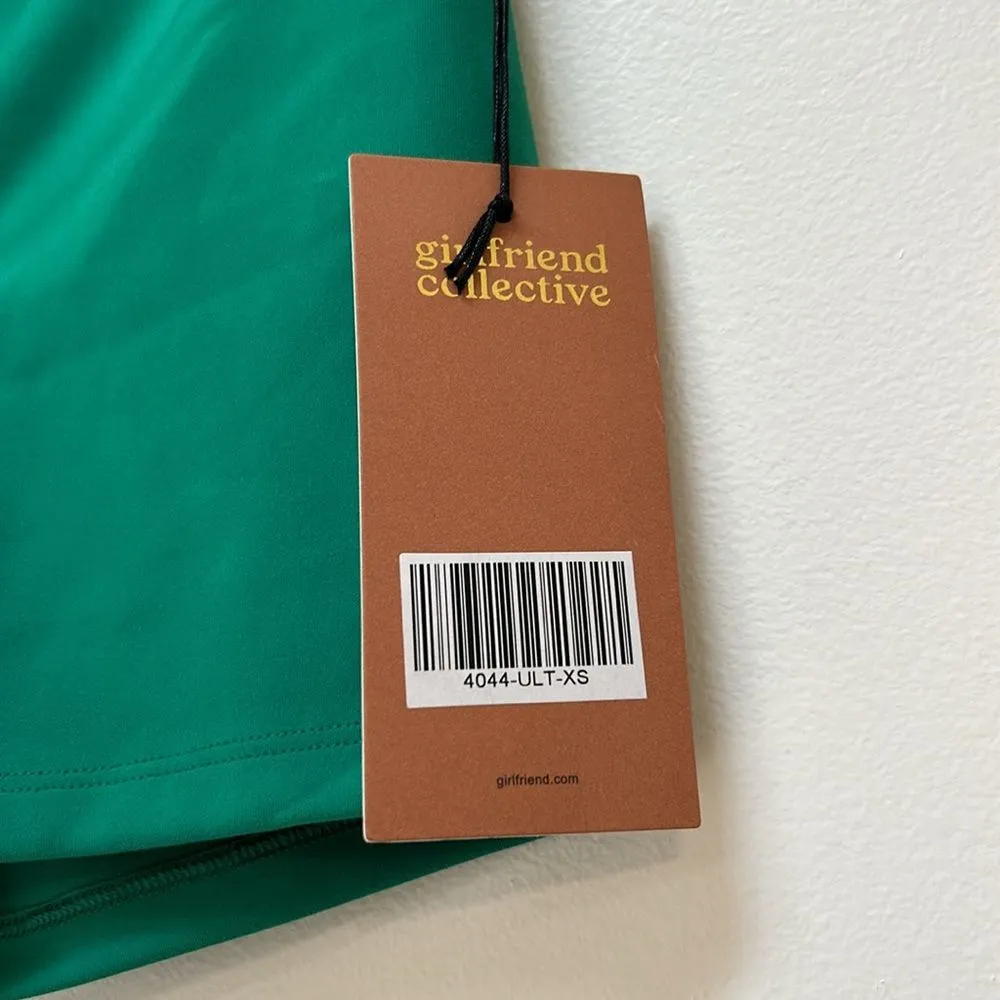 Girlfriend Collective Monaco Green FLOAT Ultralight Run Bike Short Size XS NWT - Image 7