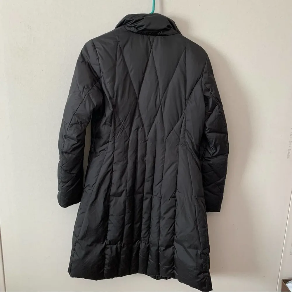 Marc New York Andrew Marc Black Down Puffer Jacket Longline - Image 4